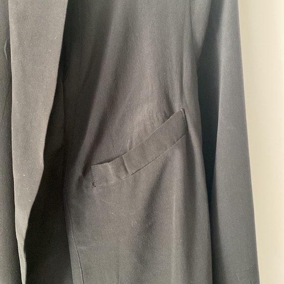 Gold Hawk Silk Blazer Jacket Coat Size S - Picture 7 of 12